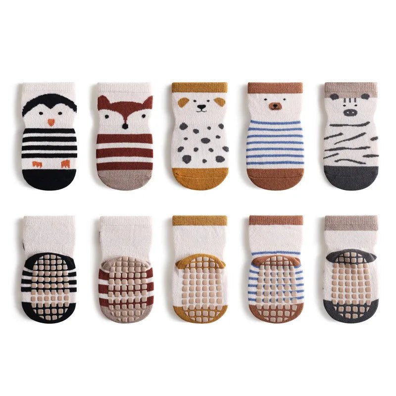 Cartoon Floor Socks(5 Pairs) - Kleines Wunder