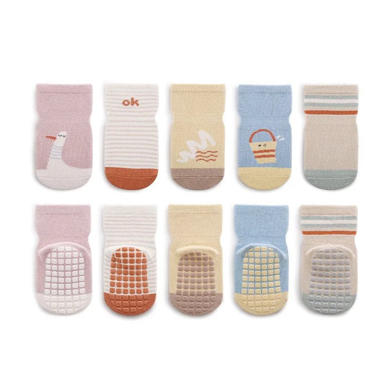 Cartoon Floor Socks(5 Pairs) - Kleines Wunder