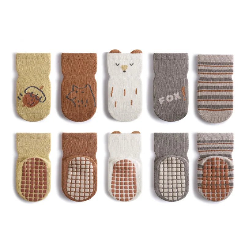 Cartoon Floor Socks(5 Pairs) - Kleines Wunder