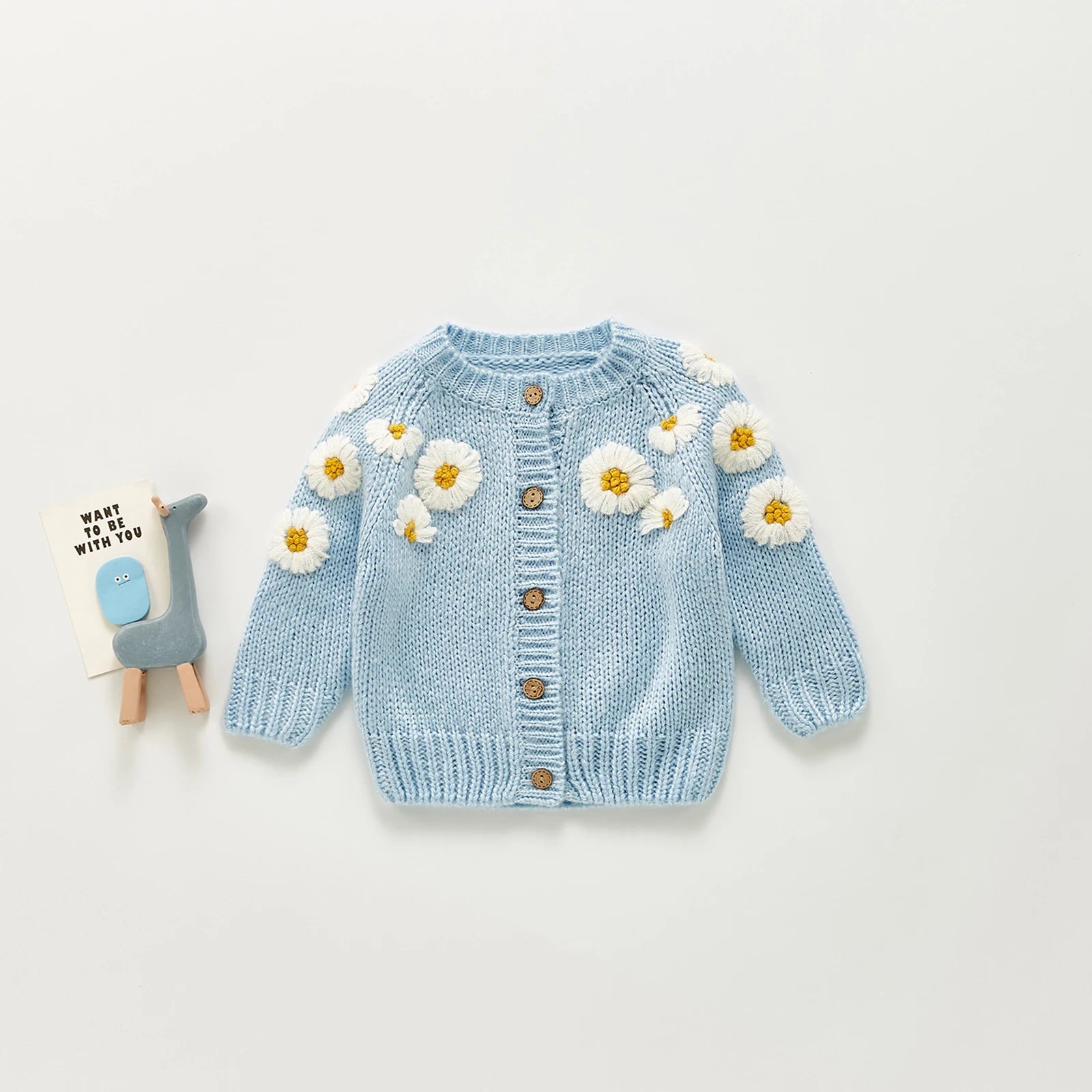 Floral Toddler Cardigan - Kleines Wunder