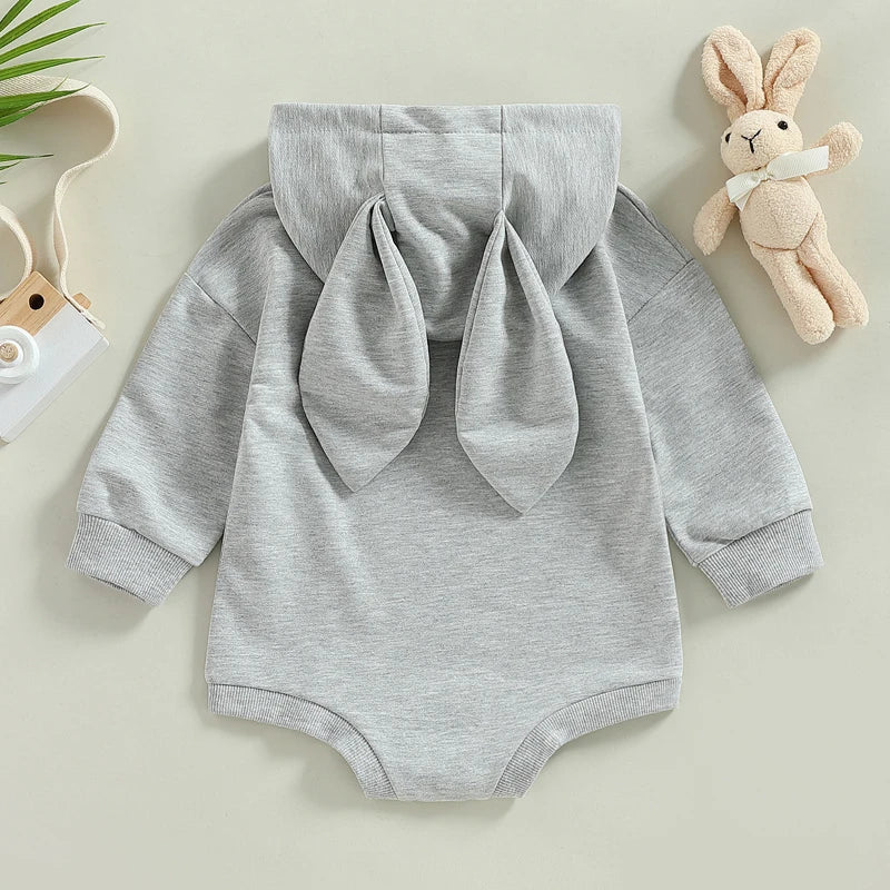 Rabbit Ear Hooded Jumpsuit - Kleines Wunder