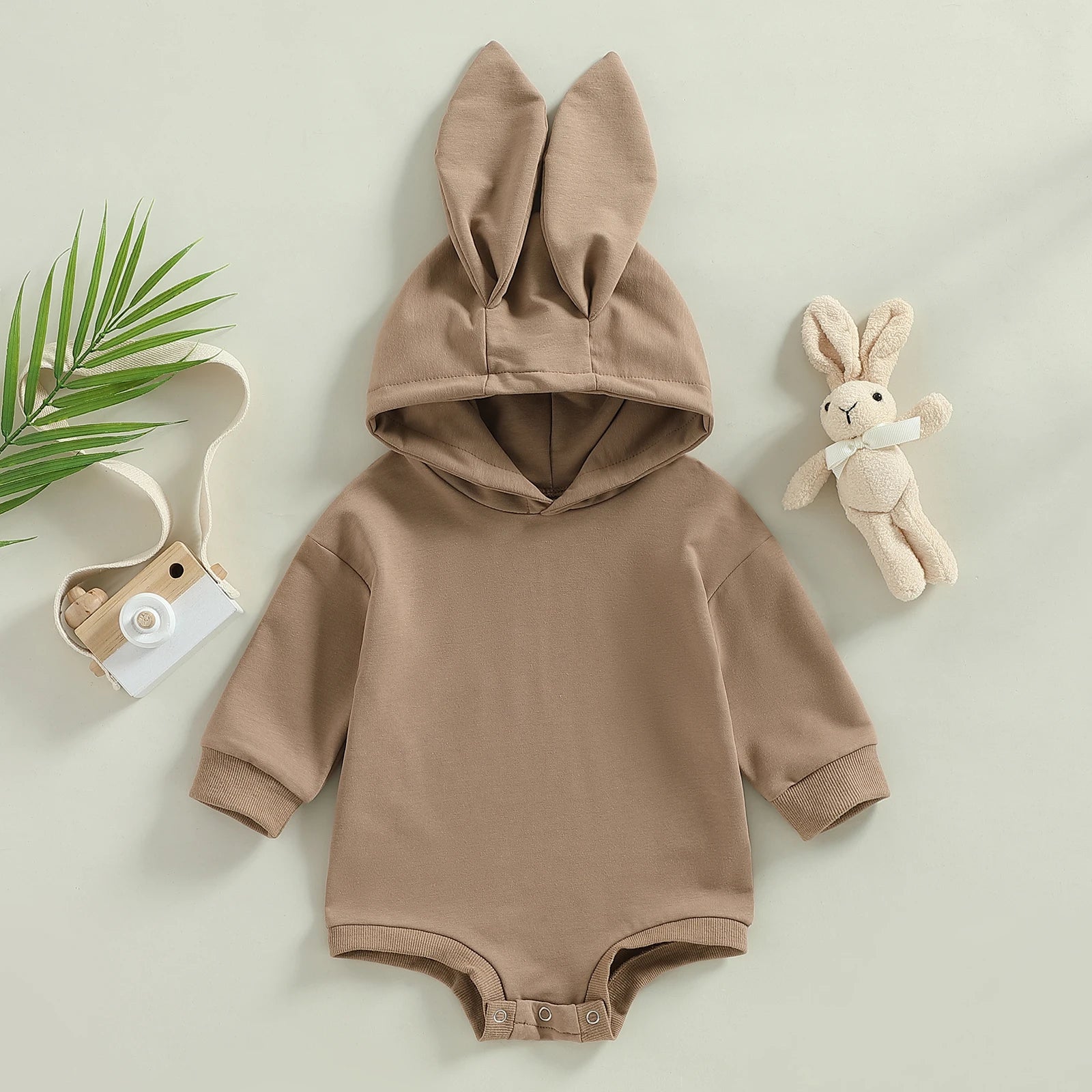 Rabbit Ear Hooded Jumpsuit - Kleines Wunder