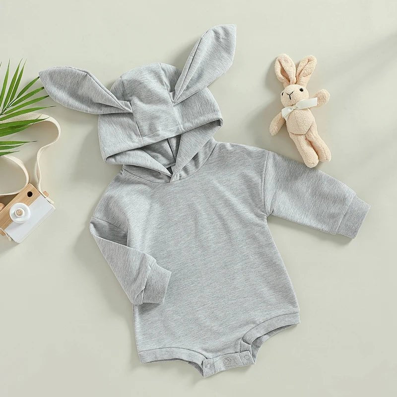 Rabbit Ear Hooded Jumpsuit - Kleines Wunder